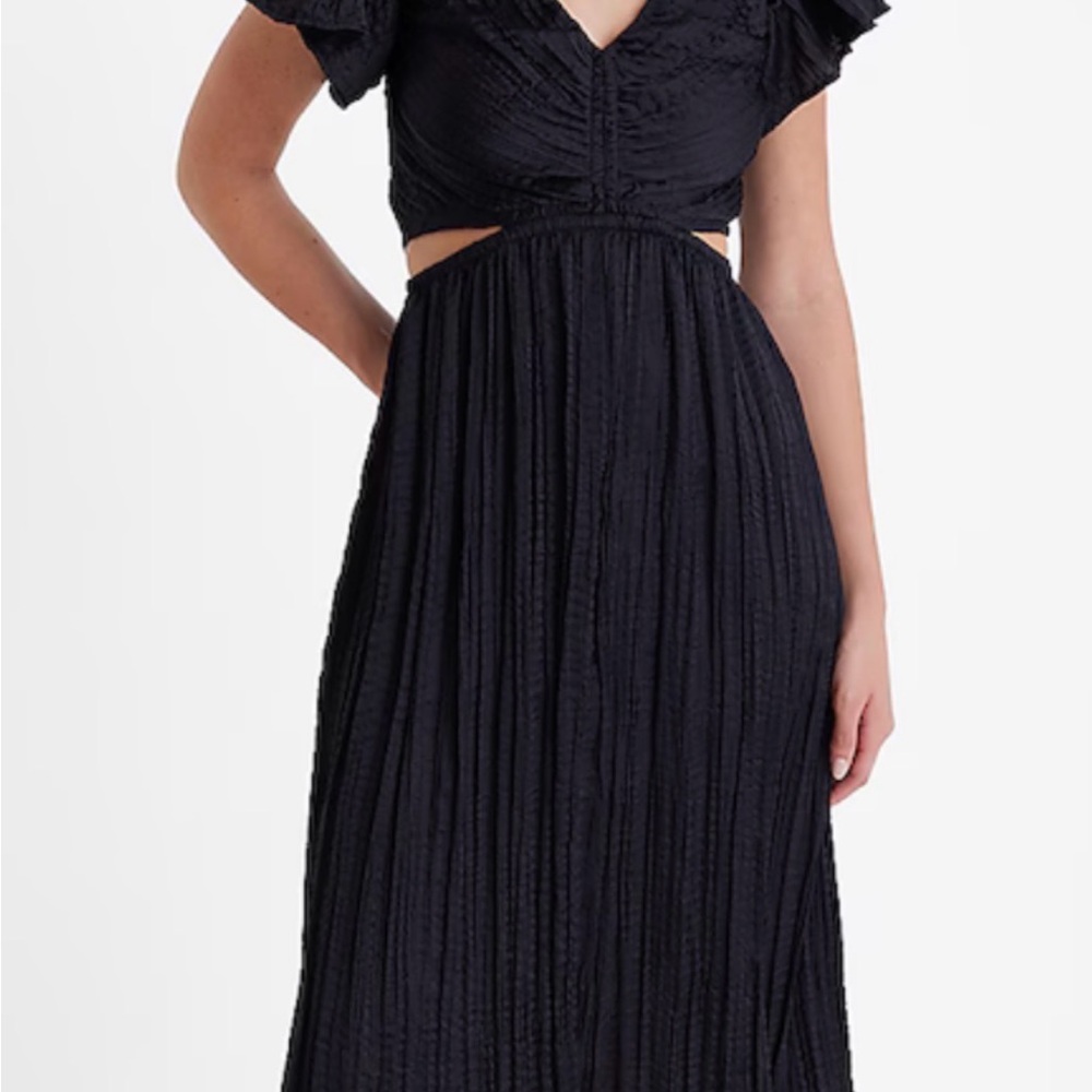 Express Black Midi Dress